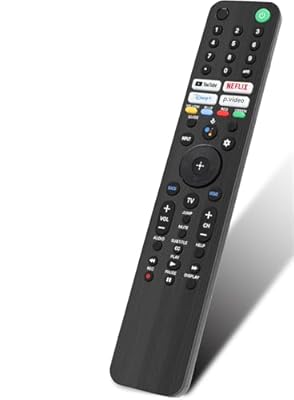 for Sony TV Remote Voice, Replacement for Sony Bravia TV Remote for All Smart LED OLED Series TVs with Voice Function (RMF-TX520U)