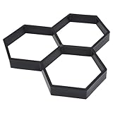 Moule à dalles de ciment à faire soi-même : ce moule est conçu pour donner une touche artistique à vos allées et jardins grâce à ses moules en béton plastique