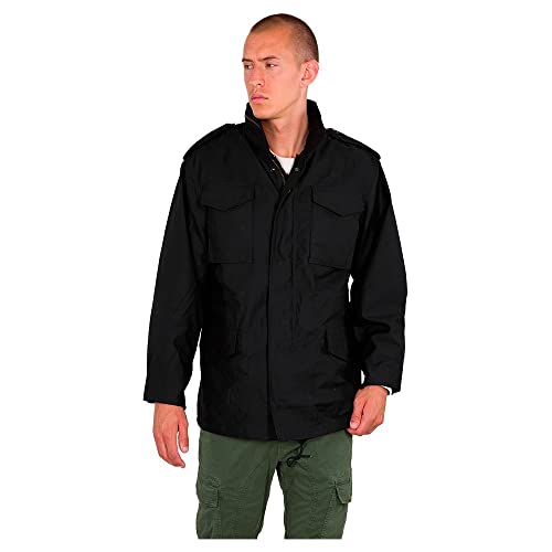Alpha Industries M-65 Feldjacke für Herren Black – Ansicht 4