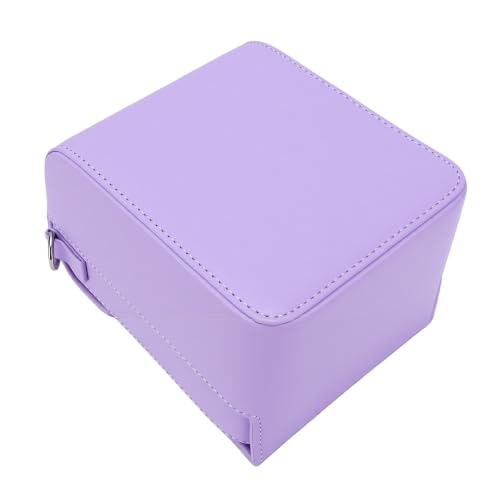 Funda para Polaroid Now+ en piel PU morada con correa ajustable 3