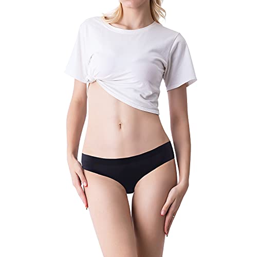 Image of SHARICCA Women Postpartum Period Thongs 4 Layers Leakproof Underwear Panties for teen ladies Multipack