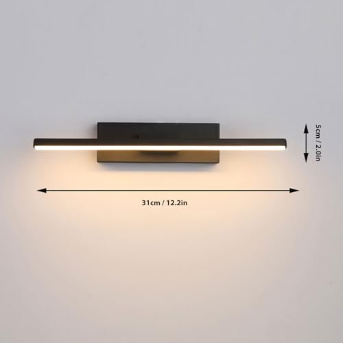 Lámpara de pared LED con luz blanca cálida y rotación 360° miniatura 2