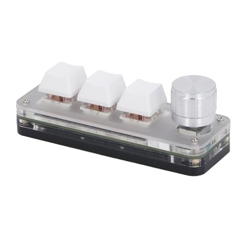 Teclado mecánico para jugar de 3 teclas programables con luces RGB 4