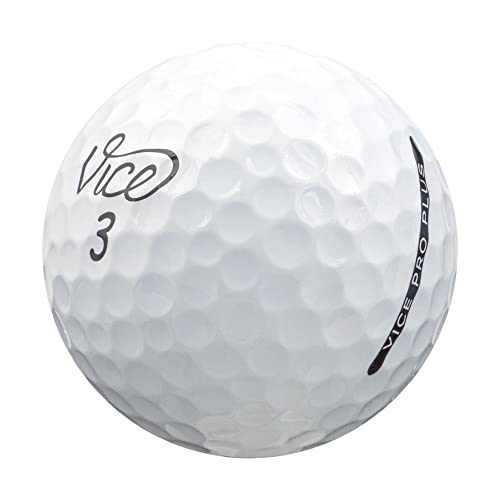 Easylakeballs 50 Vice Pro Plus Pelotas De Golf Recuperadas Lake Balls - Calidad Aaaa Aaa Pearl A Grade - En Bolsa De Red