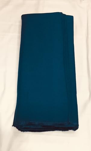 Image of BKRKJ Women's Rayon Cotton Unstitched Fabric by Meter for Sewing Suit Salwar Chudidar Patiyala Kurti Shirt Kameez Blouse Kurta Pyjama (4.5 Meter, Peacock Blue)