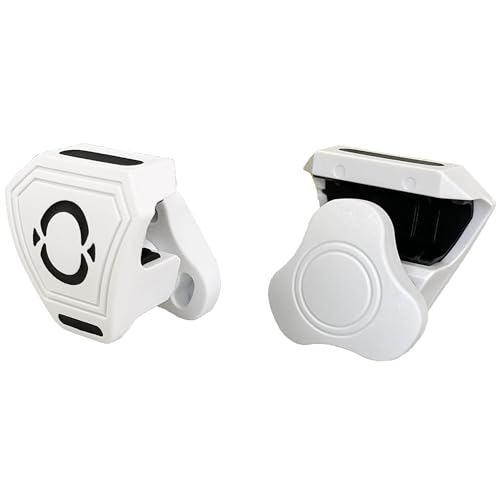 O Shield Football Visor Clip Suitable with Any Kinds of Football Helmet Visor High Impact Absorbing Ability Less Distortion Youth and Adult are Available for Use White