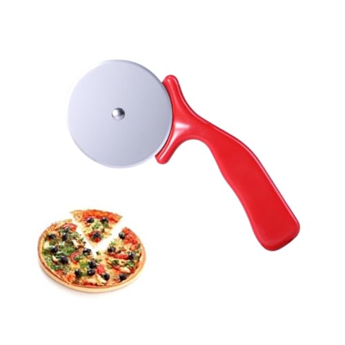 TOPPERFUN Pizzaschneider Mit Griff Aus Edelstahl Pizza-werkzeug Zum Schneiden Von Pizza Und Kuchen Einfach Zu Reinigen Und Handhaben Für Küche Und Party