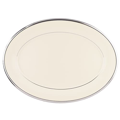 Lenox Solitaire 13" Serving Platter, Oval, White
