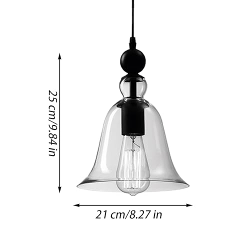 Lámpara de techo art déco con cristal para salón y entrada 5