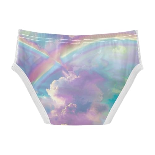 visesunny Boys Cotton Underwear Dreamy Rainbow Cloud Printed Toddler Soft Training Briefs Size 2T-8Y for Kids2