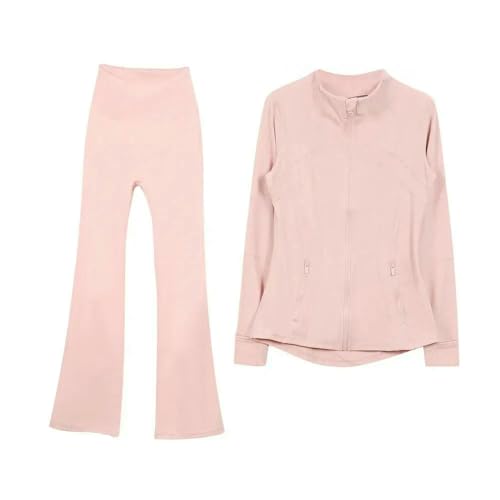 Tenue de yoga deux pièces extensible et respirante avec brassière