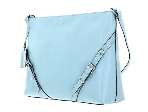 Bolso bandolera de cuero Picard Felicita en color azul claro Pool 2