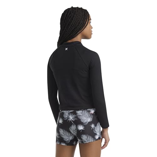 Hurley Girls' Long Sleeve Rash Guard Shirt4