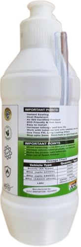 Image of Quickseal Tyre Sealant Liquid 250 ML-Fast Puncture Repair & Air Leak Prevention-Works on Tubeless Tyres For All Vehicles (Combo Pack) 2-Bottle