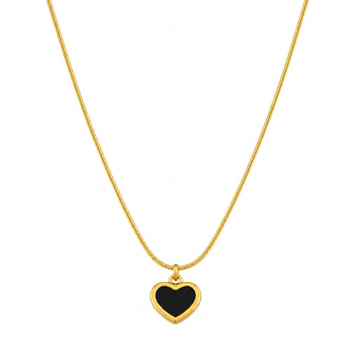Image of RIDHVEE Anti-Tarnish Gold Plated Pendant Necklace for Women & Girls | Skin Friendly Lightweight Fashion Jewellery | Elegant Minimalist Chain Necklace & Gifting