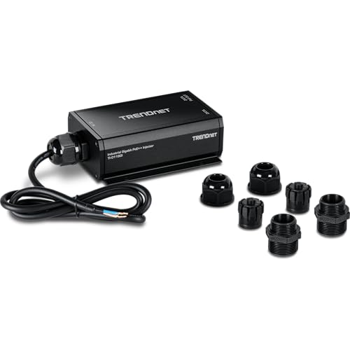 Injecteur extérieur IP67 robuste TRENDnet Gigabit PoE++ TI-O119GI boîtier étanche