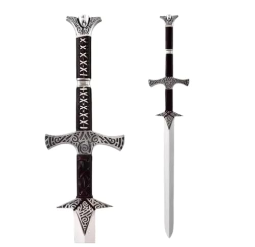 Elder Scrolls V Skyrim Steel Great Sword Replica Metal Dark Dagger Demon Warrior Weapon Two Handed...