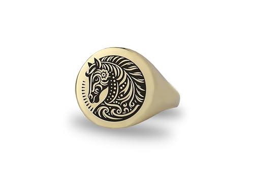 Bague unisexe chevalier gravure tribale finitions luxe