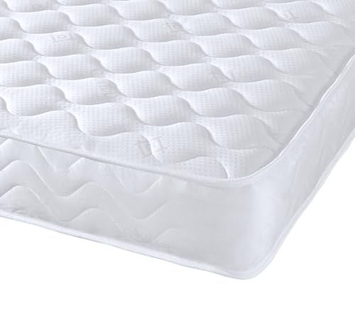eXtreme comfort ltd Flame Essentials European Small Single Mattress (80x200cm) | Foam-Free Bonnell Spring | Cooltouch Breathable Cover | Plush Comfort Support | 18cm Deep Value Mattress | UK Made