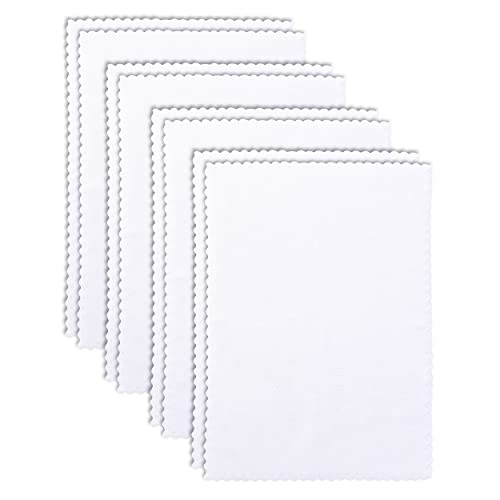 Image of 8 Pack Super Soft Baby Burp Cloths, Baby Washcloths, Ultra Absorbent Large Newborn Infant Burping Cloth for Boy and Girl, Milk Spit Up Rags, Unisex for Baby Sensitive Skin, White, 16 × 12 Inch
