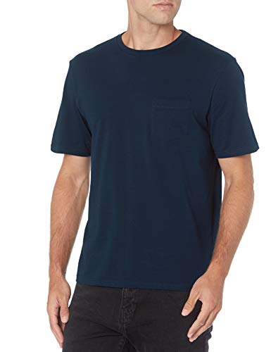 Image of Amazon Essentials Men's Short-Sleeve Crewneck Pocket T-Shirts, Pack of 2