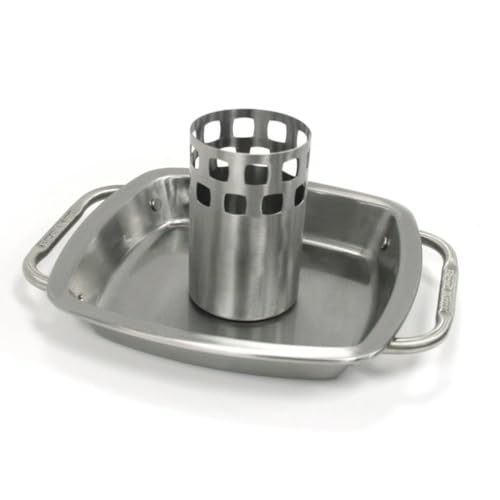 Broil King 69133 Stainless Steel Chicken Roaster with Pan