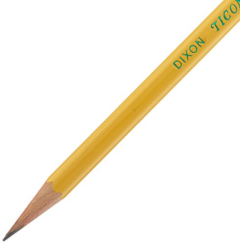 Ticonderoga Woodcase Pencil, F #2.5, Yellow Barrel, 12 per pack [Set of 3] - Thumbnail 3