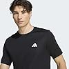 adidas Men's Workout Essentials Base T-Shirt, Black, 4XL #2