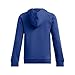 Under Armour Boys' Rival Fleece Big Logo Print Fill Hoodie, (432) Tech Blue/Anthracite/Black, X-Large