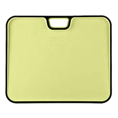 Tablas de corte para cocina, lavable en lavavajillas antideslizante, resistente al agua, bandeja de corte con mango fácil de agarre, para carne y queso verduras y frutas