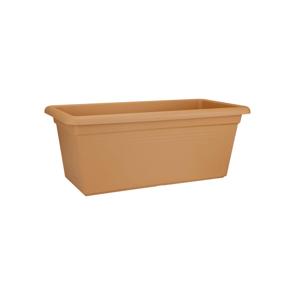 Elho Green Basics Garden Xxl 100cm Fioriera per Piante - Mild Terra | L 44.5 x P 96 x A 39.5 cm | Adatto per uso esterno