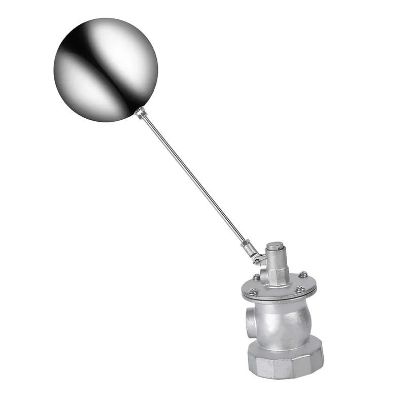 Control de flujo grande la bola flotante del tanque agua flotador acero inoxidable DN32-DN100 PARA anticorrosión