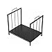 Produktbild KUYWLMKMZZ Holzlagerung Brennholz Kamin Werkzeughalter Kamin Zubehör Brennholz Halter Stapel Indoor Outdoor Log Rack Timber Aufbewahrungsstapel Brennholzregal (Color : Black)