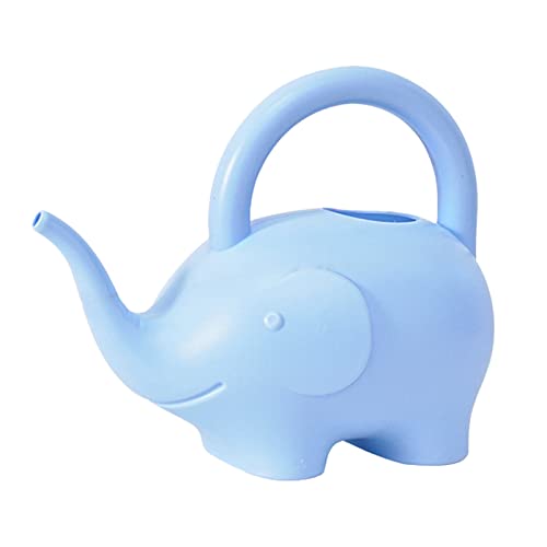 Regadera de dibujos animados para niños, con forma de animales, elefantes, dinosaurios, aspersor de jardinería, herramientas de aprendizaje, regadera para plantas de interior (BU1-9, talla única)