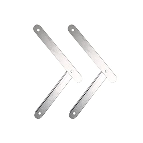 Image of 2X Folding Step Ladder Hinge Attachment Stepladders Tie Rod Replacement Kit White