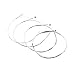violin accessories Violin Strings Silver Violin Strings Steel String String Set Durable And Excellent Quality Replacement Parts (Color : Four strings 4/4-3/4)