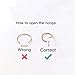 3 Pairs Handmade 925 Sterling Silver Nose Ring Hoop Small Hoop Earrings set for Cartilage Tragus Helix Multiple Piercing Jewelry 6mm 7mm 8mm