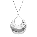 Silpada 'Crescent Drop' Pendant Necklace in Sterling Silver, 28' + 2'