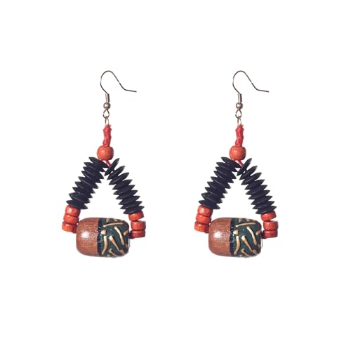Image of Handcrafted Bohemian & Ethnic Earrings Collection for Women - Artistic, Nature-Inspired Statement Designs in Studs, Drops & Chandeliers