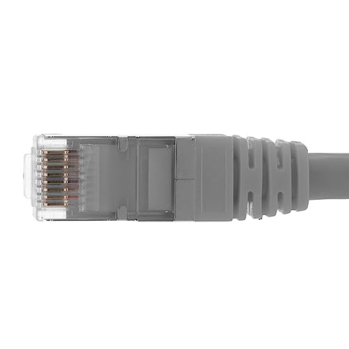 Cable de Red NavePoint Patch CAT6A 7 pies 5 Pack Gris miniatura 3