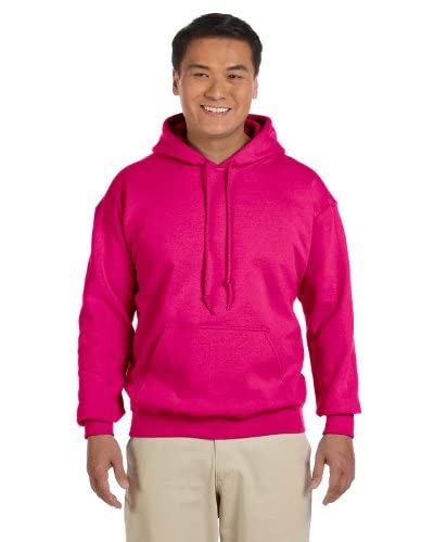 Gildan Men's Fleece Hooded -Sweatshirt, Style G18500 Heliconia