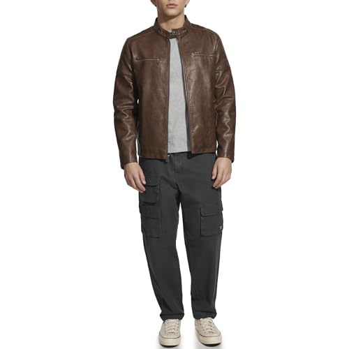 Image of Levi's Men's Faux Leather Racer Jacket