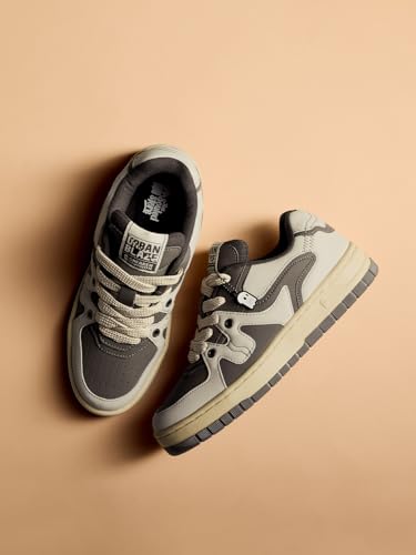Image of The Souled Store Urban Blaze: Women and Girls Colorblocked Lace Up Low Top Stylish Sneakers with Flexibility & Comfort
