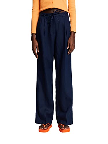 ESPRIT Damen 033ee1b345 Hose, 400/Navy, 38W / 32L