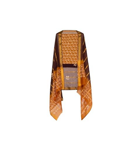 Image of Amazon Brand - Myx Women's Unstitched Batik Print Salwar Suit Dress Material With Dupatta