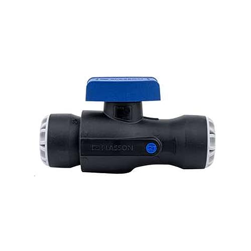 Plasson - Raccords PEHD encliquetables - Vanne 1/4 tour encliquetable TEKPLASS PE Ø25 sans prise de purge