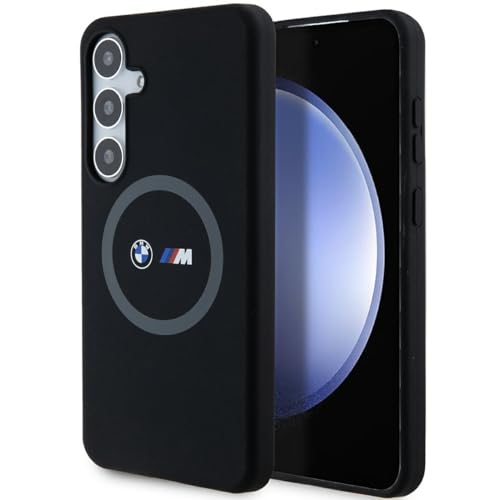 CG MOBILE BMW BMHMS24M23SROK Coque pour S24+ S926 Noir Coque Rigide M Anneau Imprimé Silicone