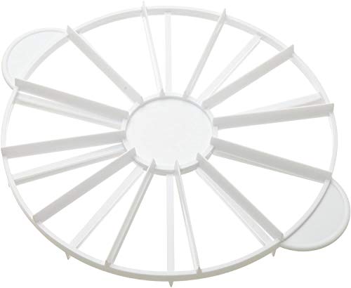 Round Cake Slice Pie Slicer Marker Cake Divider Cheesecake Cutter Double Sided Cake Portion Marker 10 or 12 Slices-Works for Cakes Up To 16-Inches Diameter