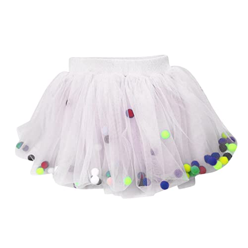Jupes tutu pour filles triple épaisseur avec doublure opaque et noeud cheveux