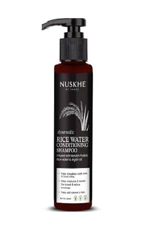5% OFF on Nuskhe by Paras Ayurvedic Rice Water Conditioning Shampoo -200ml | Keratin Protein | Rice Water | Argan Oil 5% OFF on Nuskhe by Paras Ayurvedic Rice Water Conditioning Shampoo -200ml | Keratin Protein | Rice Water | Argan Oil